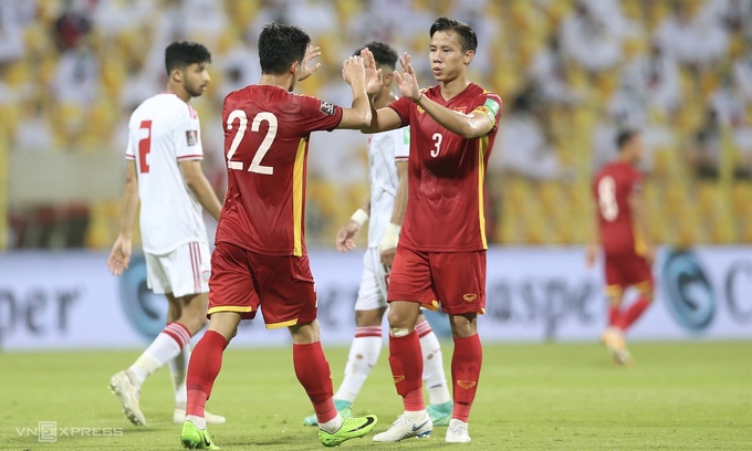 Việt Nam thua UAE tối 15/6 nhưng vẫn lập ra hai cột mốc lịch sử. Ảnh: Lâm Thoả.